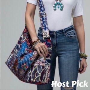 Ruggine Bohemian Hand Stitched Patchwork Shoulder Bag NEW